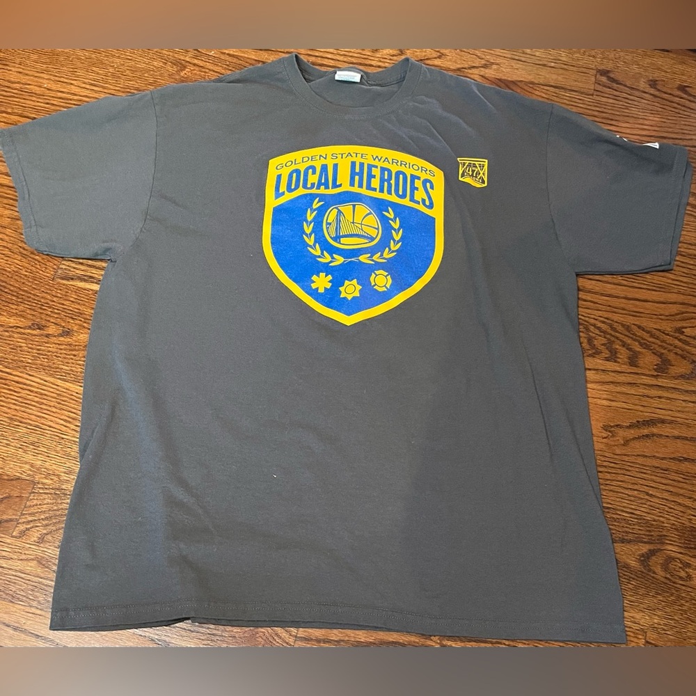 Jerzees Gray Local Heroes Short Sleeve Tee